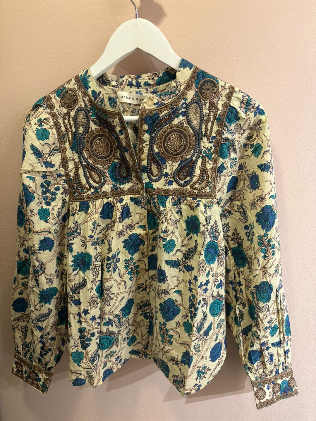 Kelly bluse verde provence