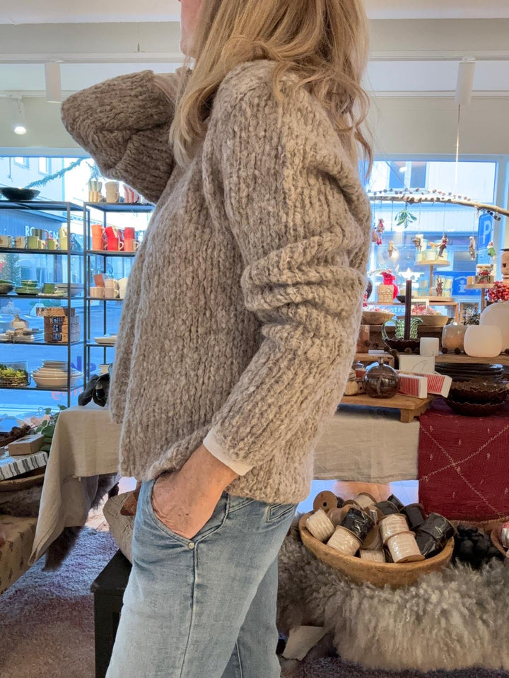 Bari cardigan light sand