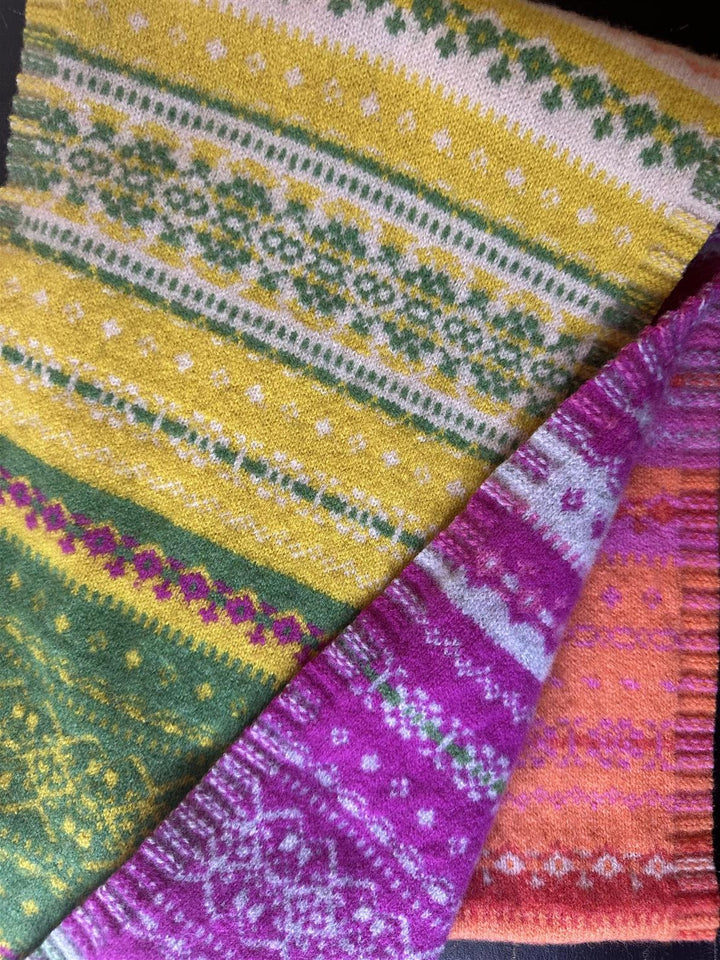 Alloa fairisle skjerf