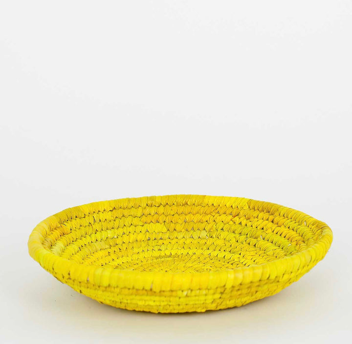 Palm brødkurv Ø: 20 cm gul