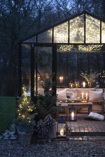 Utendørs LED lyslenke 40 lys L: 420 cm