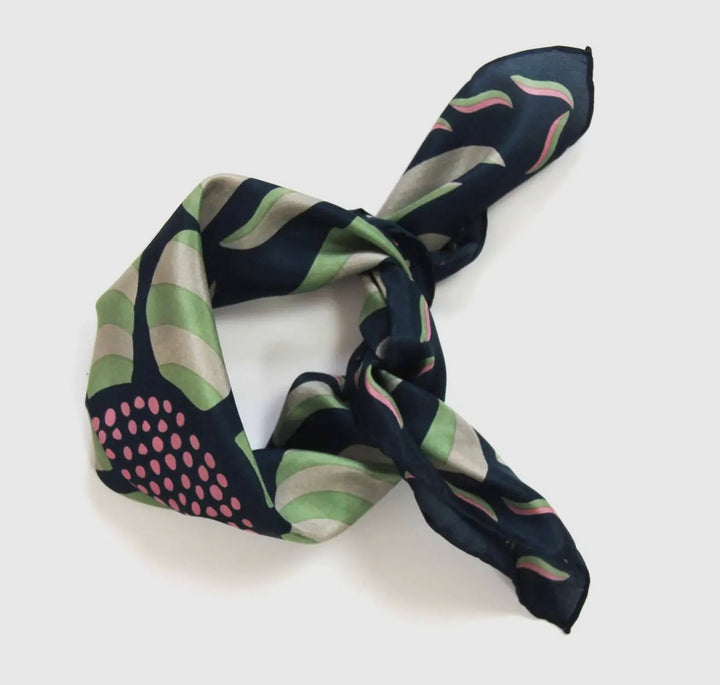 Skjerf mini Forget me not navy