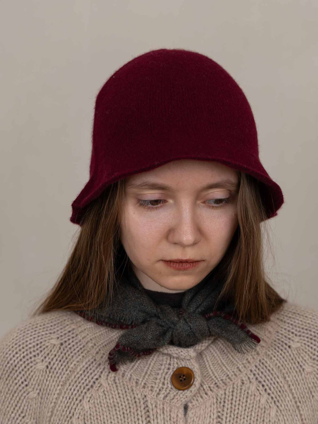 Skjerf 100% cashmere green