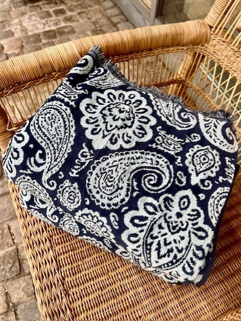 Strandhåndkle navy 100 x 190 cm