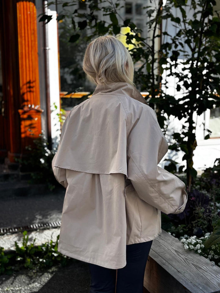 Elenza trenchjakke taupe
