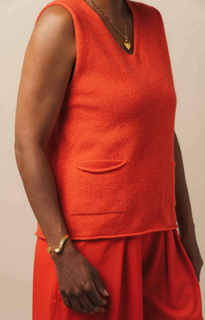 Corry vest inferno orange
