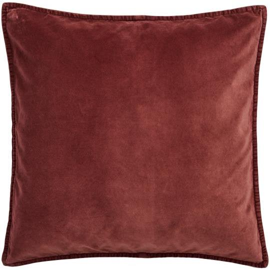 Putetrekk velur 50 x 50 cm dusty plum