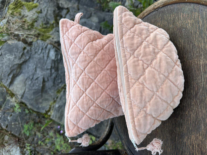 Sminkepung velur 15xH10 cm Peach bloom