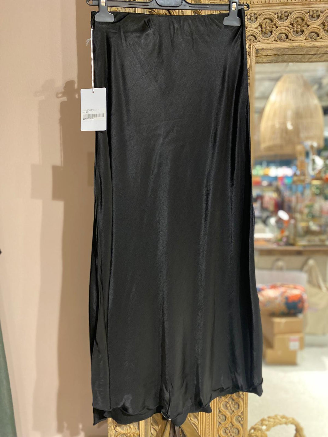 Skjørt Jupe sateng noir