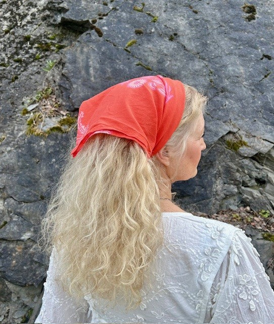 Antibes lite skjerf orange