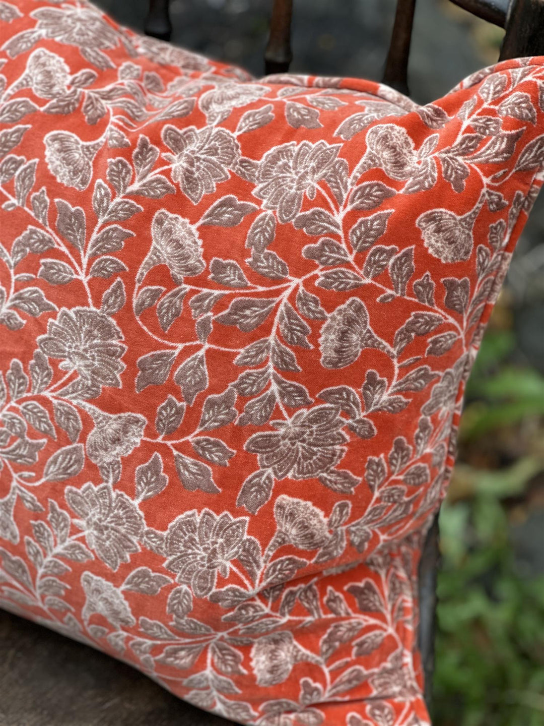 Putetrekk velur Lucca burnt orange
