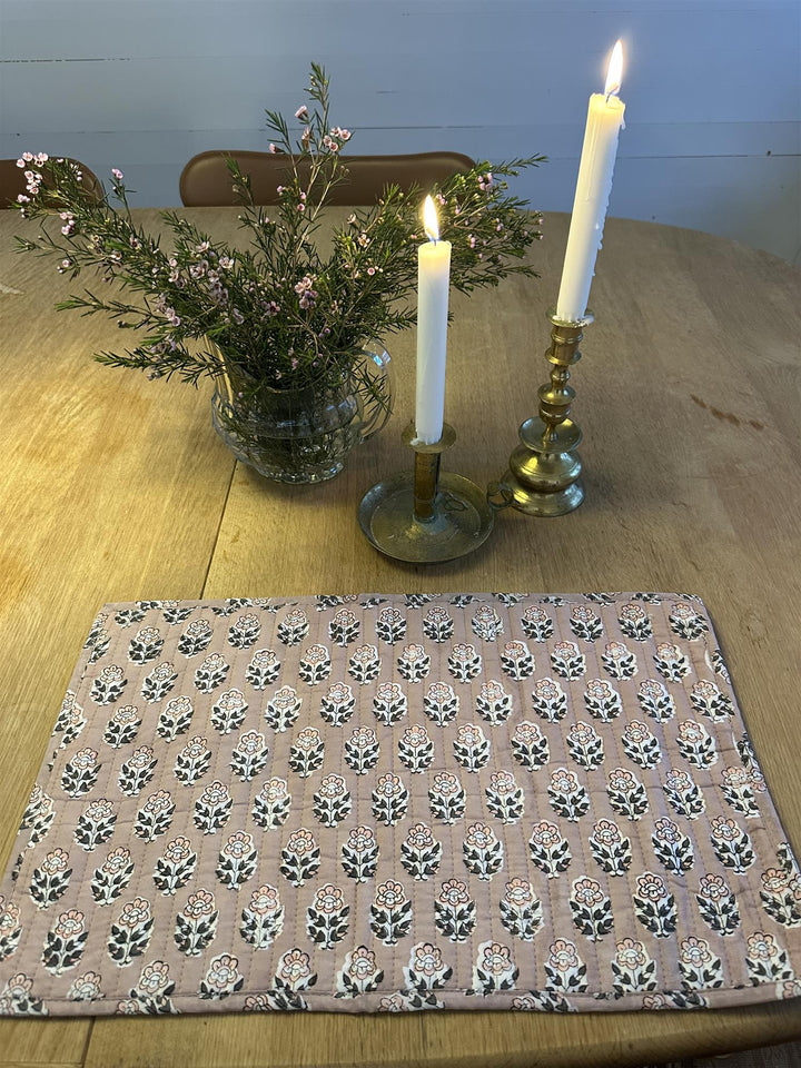 Spisebrikke Alba avlang blokktrykket