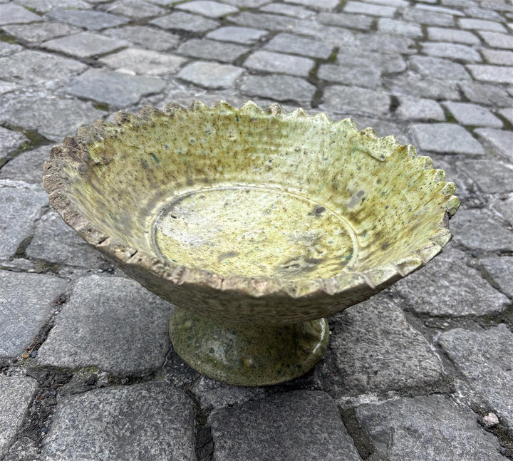 Tamegrout skål med stett Ø 25 cm gul