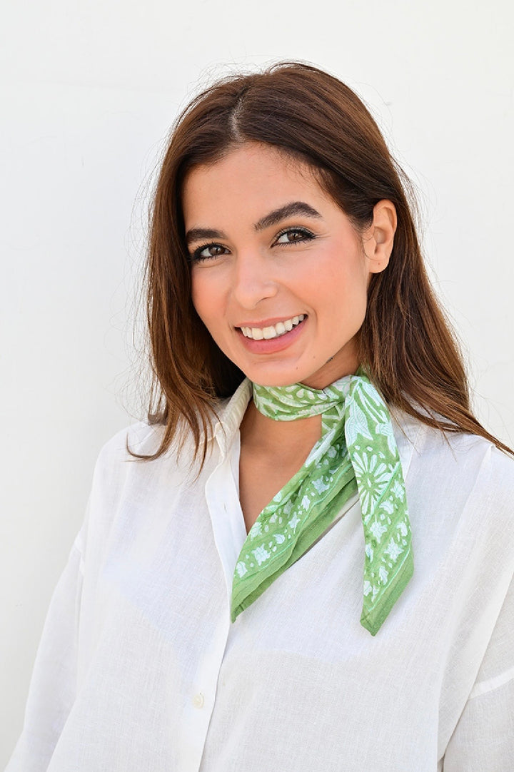 Lyon lite skjerf grass green