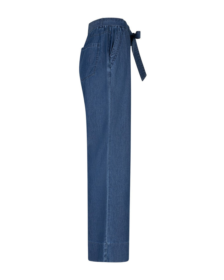 Claudette Palazzo denim rinse