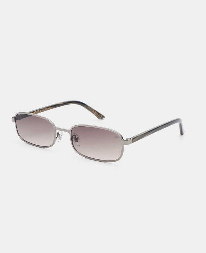 Solbrille Noah silver striped horn