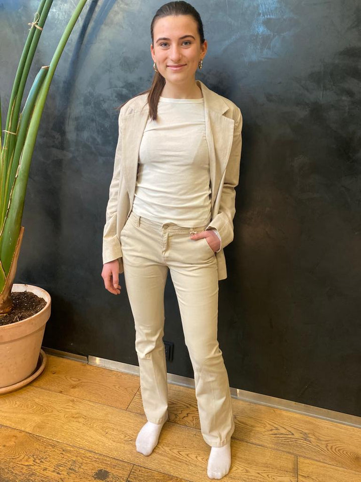 Bibette bukse inseam stone