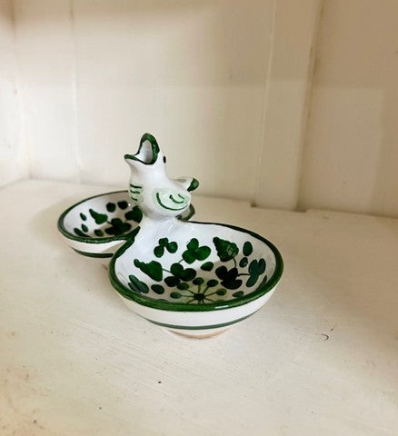 Olivenskål arabesco grønn