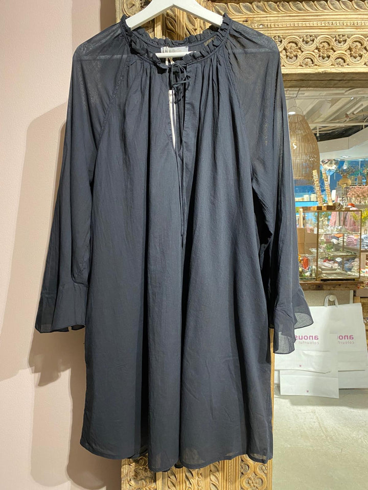 Voile kjole sort