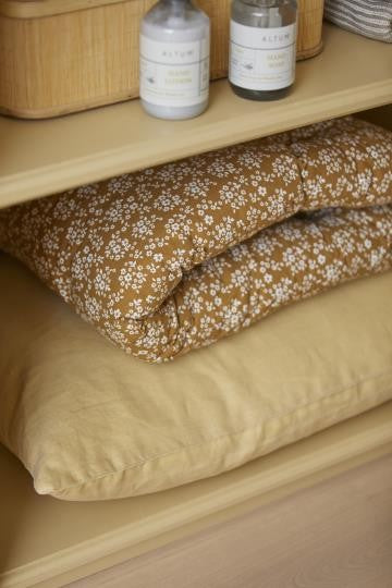 Putetrekk Lemon drop 100% lin 50 x 50 cm