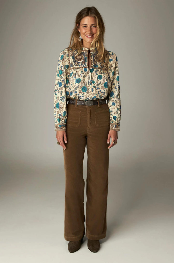 Kelly bluse verde provence