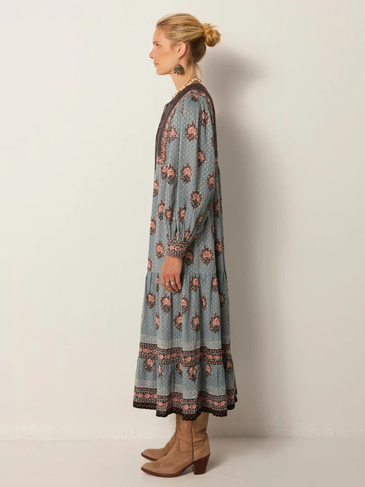 Allegra kjole cerulean mist