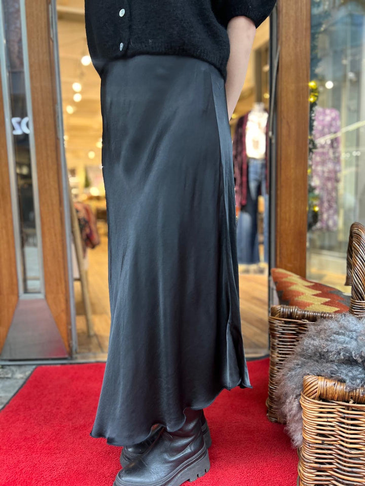 Skjørt Jupe sateng noir