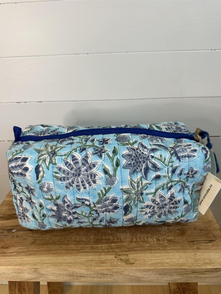 Toalettmappe blokktrykket Josephine