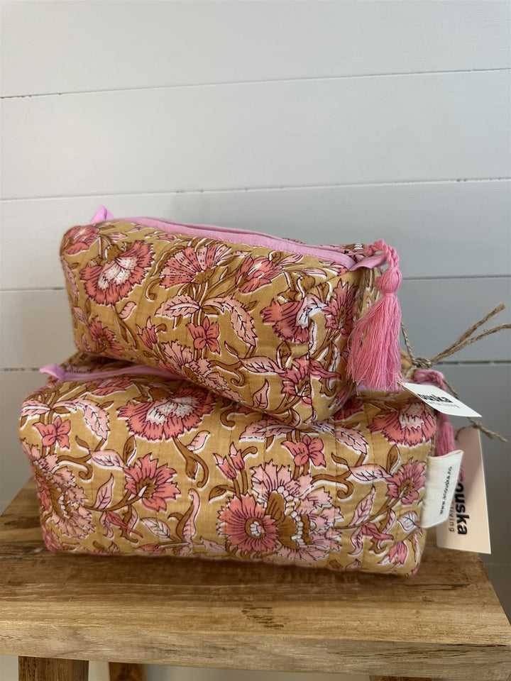 Sminkepung blokktrykket Delphine