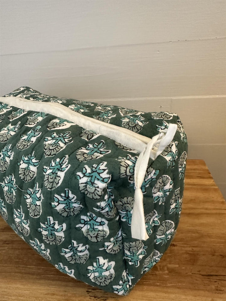 Toalettmappe blokktrykket Margot