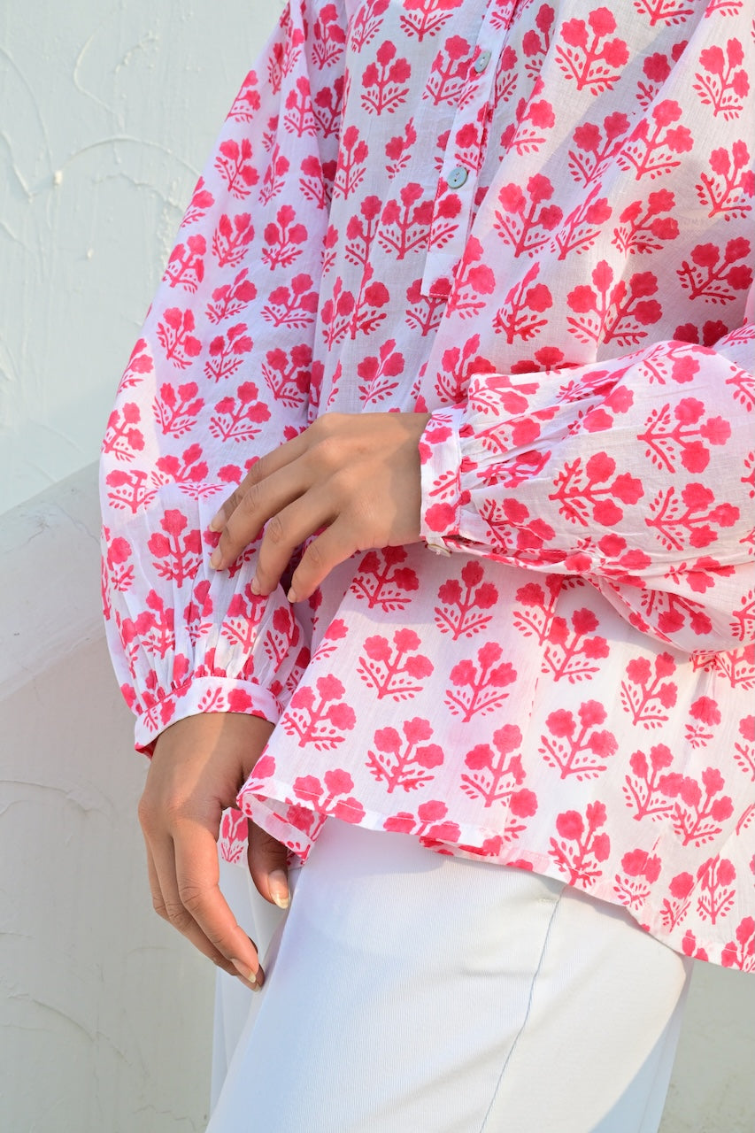 Eze bluse red