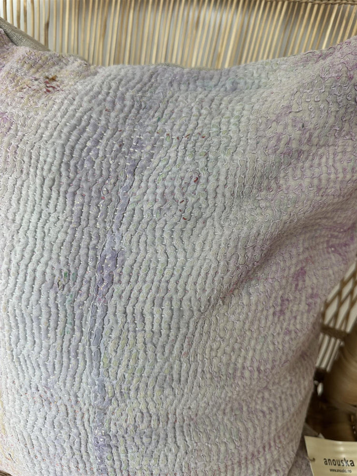 Putetrekk vintage kantha 50x50 cm Nr 109