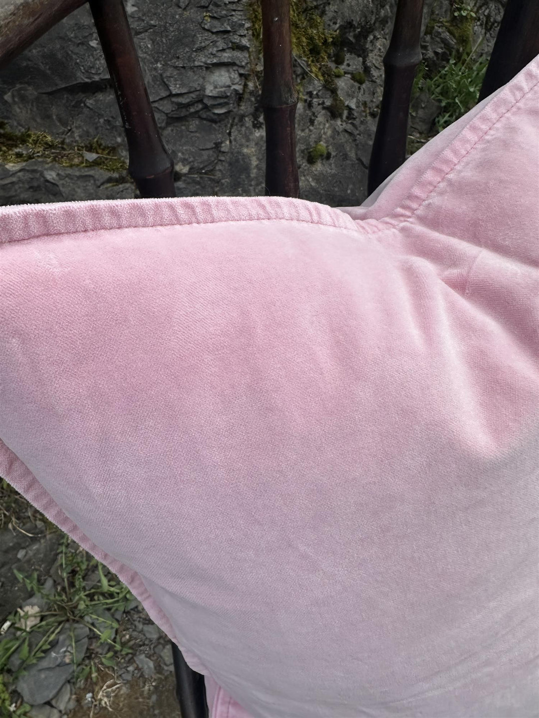 Putetrekk velur 50x50 cm Bubblegum pink