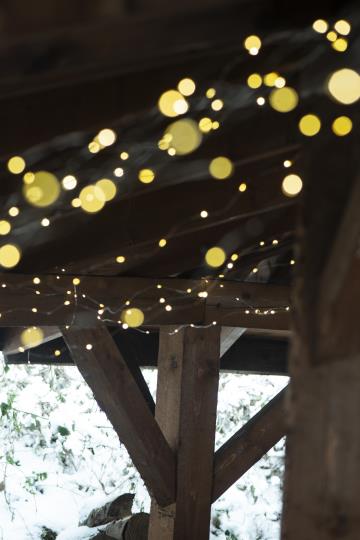 Utendørs LED lyslenke 40 lys L: 420 cm