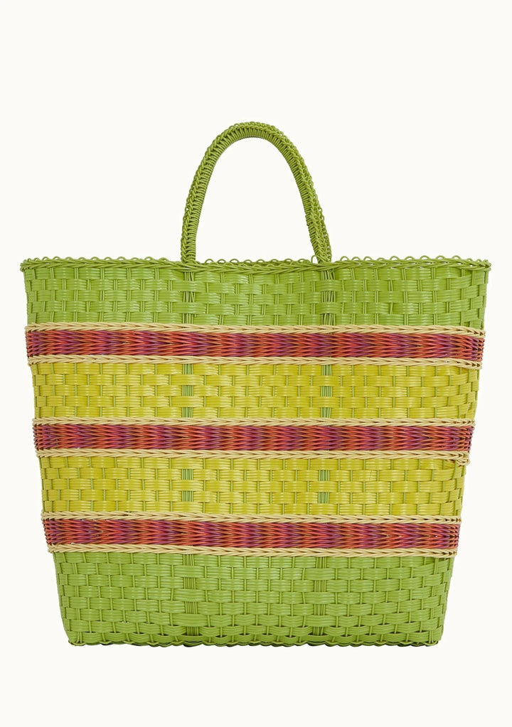 Puglia beachy bag margarite green