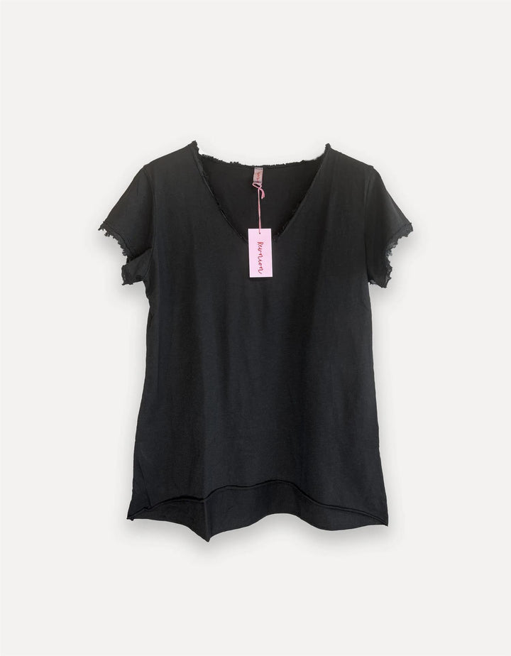 V-classic t-shirt black