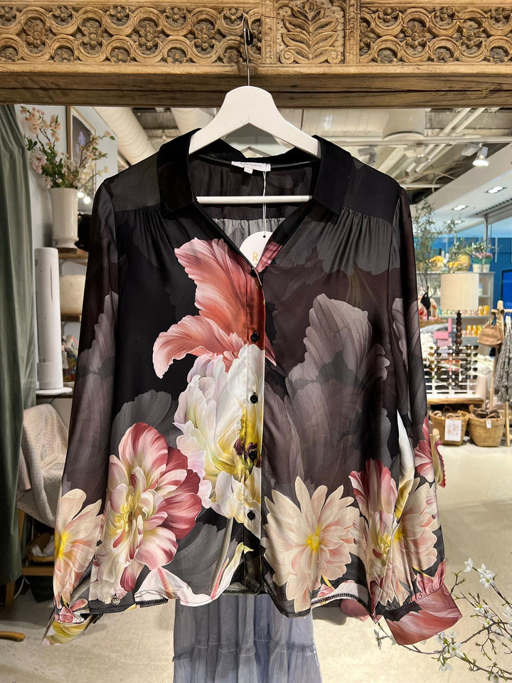 Bluse passion black print