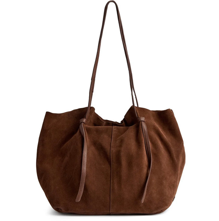 Semsket shopper cognac