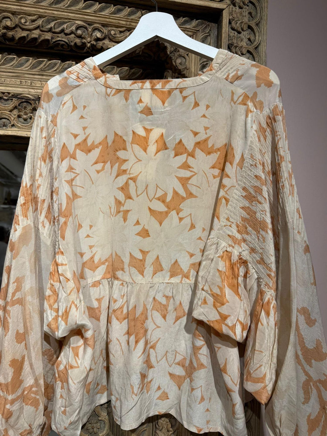 Bibi Balloon 100% silke bluse #140