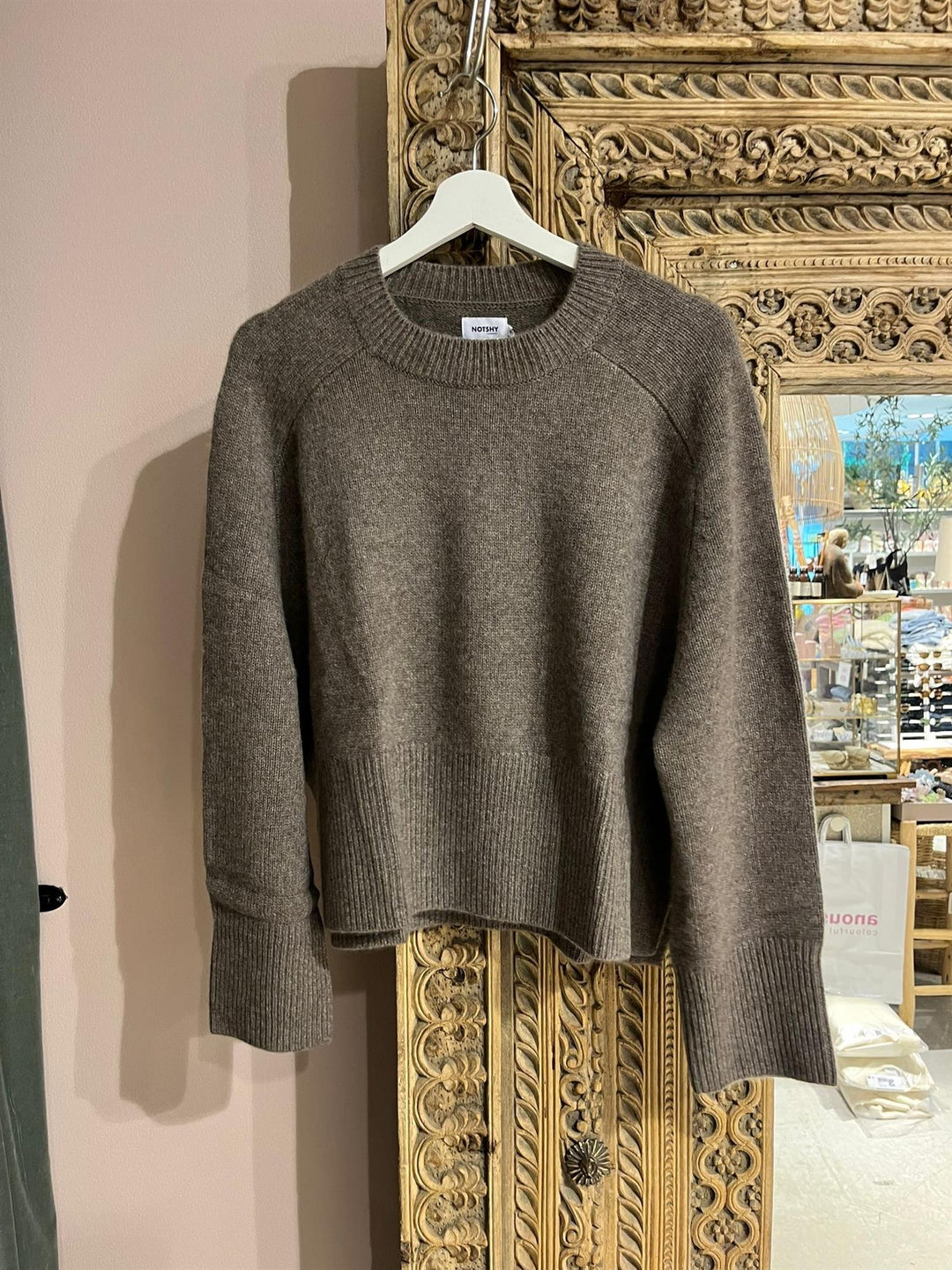 Xenia cashmere rund hals genser vision