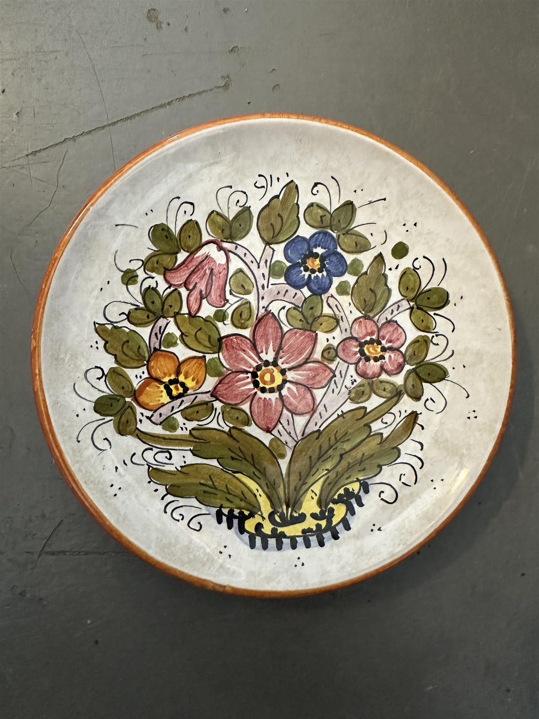 Vintage liten tallerken Ø: 15,5 cm