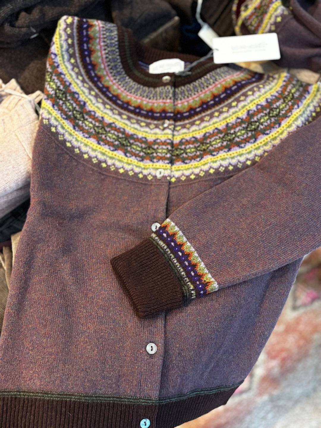 Alpine cardigan Heather