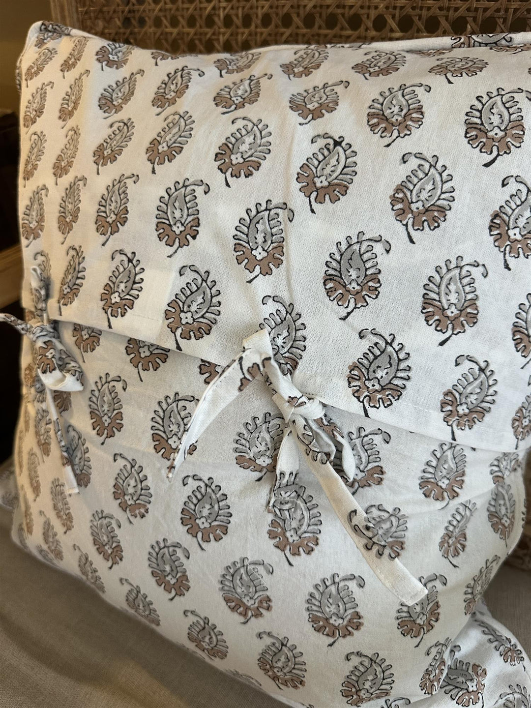 Putetrekk Alice blokktrykk 50x50 cm