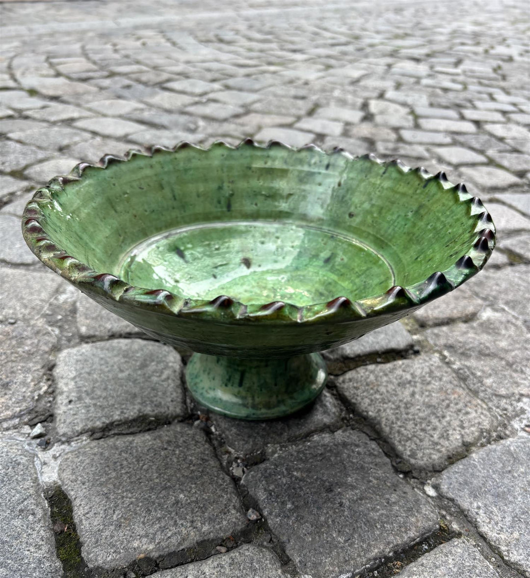 Tamegrout skål med stett Ø 25 cm grønn