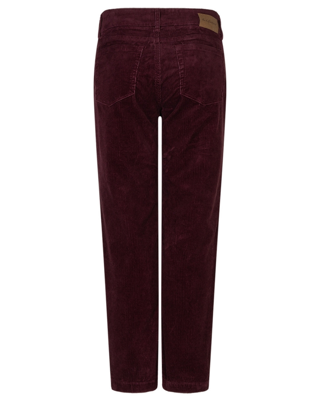 Diana cord bukse aubergine
