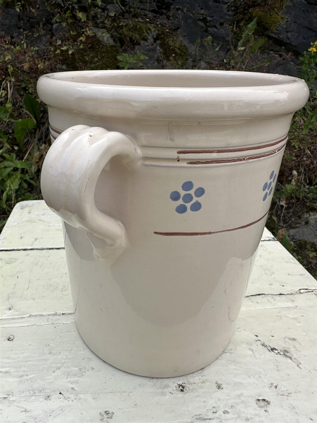 Vintage krukke H: 22,5 cm