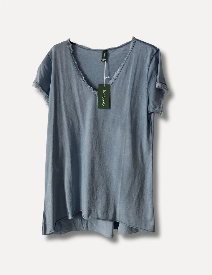 V-classic t-shirt denim