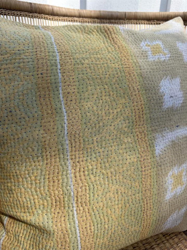 Putetrekk vintage kantha 50x50 cm Nr 125