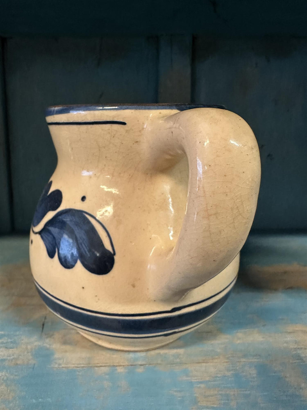 Vintage mugge H: 16 cm