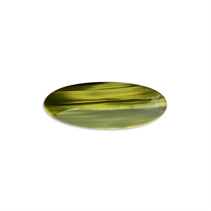 Oval peppermint hårklemme spinache green